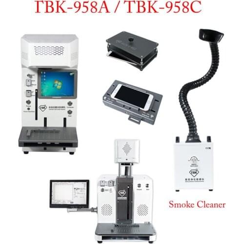 TBK 958A 958C MINI Printer Wireless Phone Control CNC Laser Separate Machine For Iphone12 12Pro Max 11 X XR Back Glass Remover
