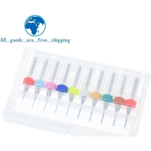 10pcs 0.3mm to 1.2mm PCB mini drill Bit tungsten steel carbide for print circuit board cnc drill Bits Machine