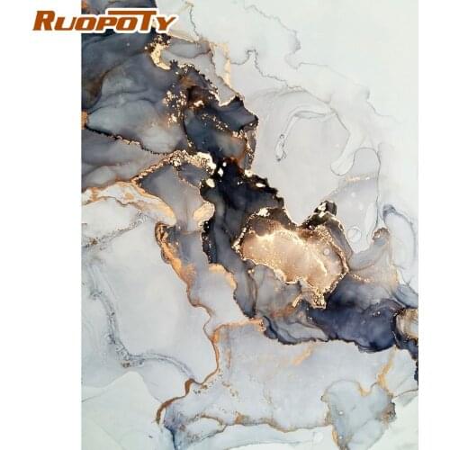 RUOPOTY 60x75cm Frame Painting By Number Kits For Adults Abstract Picture By Numbers Acrylic Paint On Canvas For Home Decors