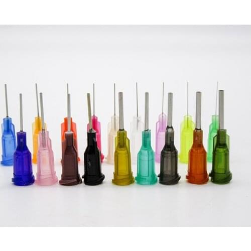 10pcs Dispensing Needles Syringe Tip Needle 1/2" Length Machine Nozzle Glue Needle FLAT End From 14G To 27G
