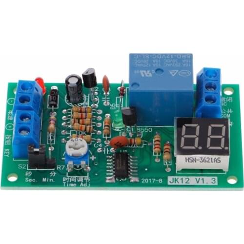 DC 12V Delay Relay Delay Turn off Switch Module with Led Timer Electrical Equipment Relays