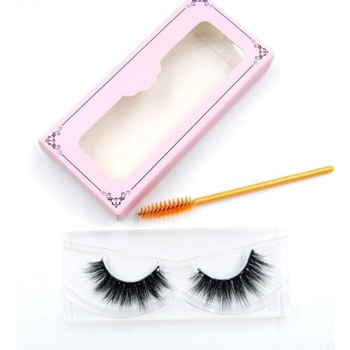 3D Real Mink Eyelashes 100% Hand Made Winged Black Cotton False Eyelashes Stalk Natural Long Eye Lash Reuse Daily Eye Extension