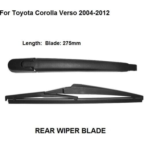 For Toyota Corolla Verso 2004-2012 Rear Windshield Window Wiper Arm + Blade Set New