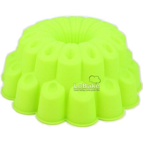 9 inches Big Size Peacock Feather Flower Shape Silicone Cake Mold Chocolate Fondant Ice Cube Molds Mousse Moulds DIY Baking Tool