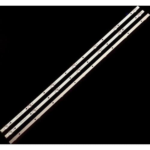 Led strip for HZ43A35A HZ43E35A 7LED JL.D42571330-003FS-M-V01 760MM 3V