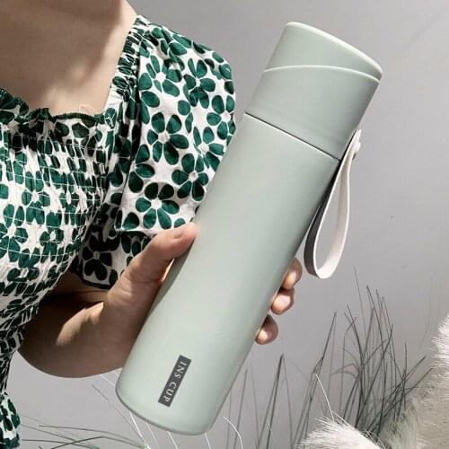 Vacuum Cup Student Cup Large Capacity Minimalist Creative Personality-Fresh Water Bottle Cup