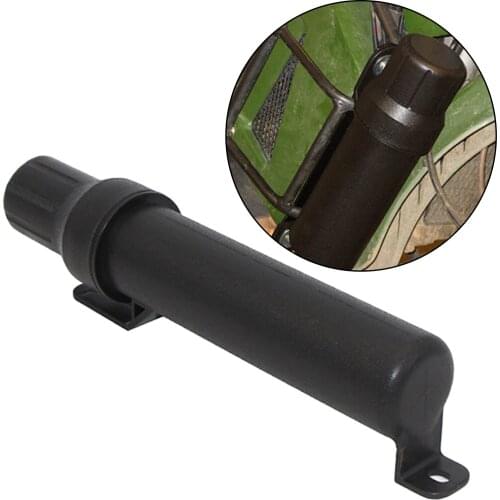 Off-Road Waterproof Motorcycle Tool Tube Canisters Tool Repair Box Black