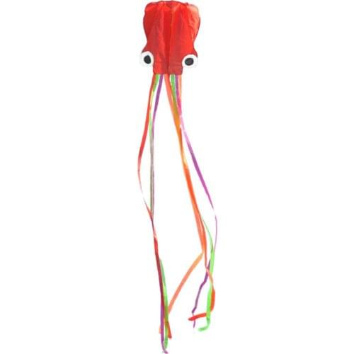 Free Shipping High Quality Soft Octopus Kite With Handle Line Outdoor Toys Flying Kite Reel Windsock Large Kite Game Jouer