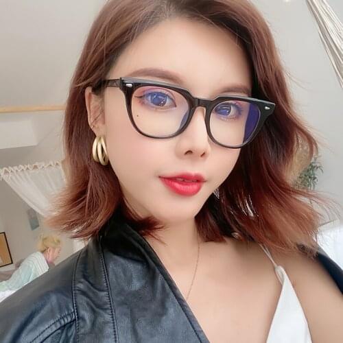 WackSaria Women glasses Frame Classic Luxury Brand Flat Squard School Gilrs Eyewear Spring Legs Reading Glasses