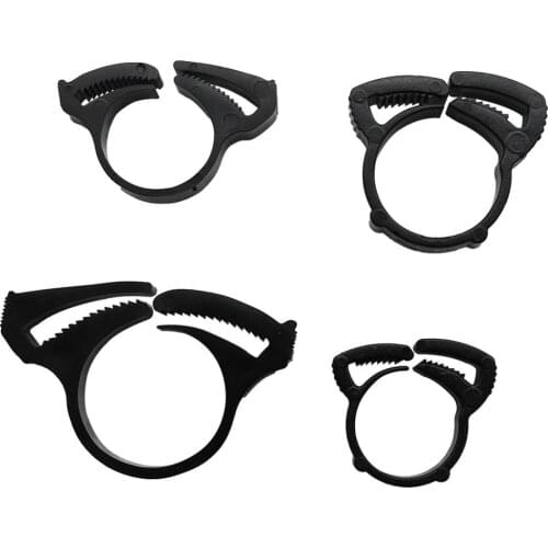 200 Pcs Garden Hose Pipe Connection Fastener DN16 DN17 DN20 DN25 Pipe Fixed Buckles Tightening Clamps Irrigation Fittings