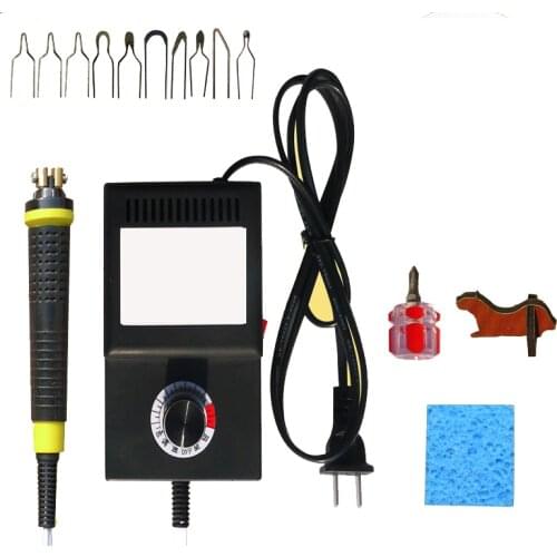 220v Can control the temperature cauTery on Wood EngraVing tool TOOL for kid PyroGraph electrosolderers Irons PYrography