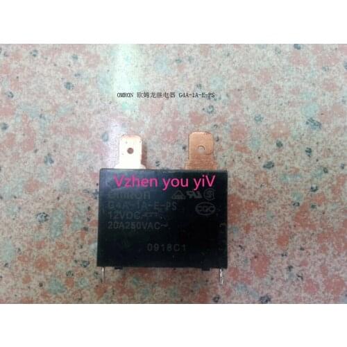 5pcs FOR OMRON power relay G4A-1A-E-ps-12VDC, G4A-1A-E-ps-DC12V 20A 4 feet