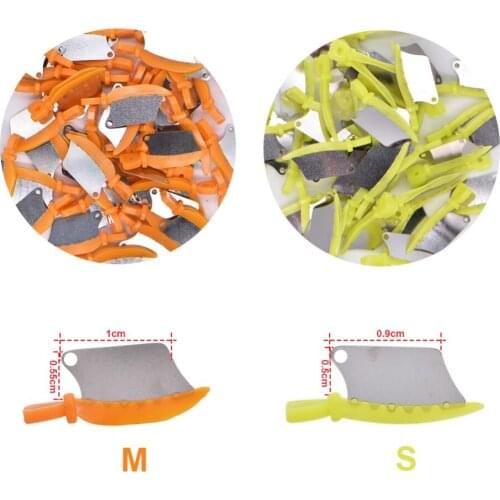 50pcs/box Dental Wedge Knife Prime Teeth Interproximal Plastic Wedge Knife with Dental Stainless Steel Matrix Dentist Matrices