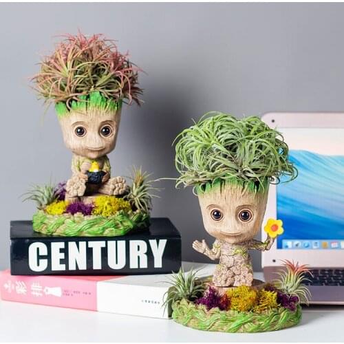 Groot Home Decoration Accessories Storage Vase Small Objects Desktop Office Decoration Ornaments Living Room Decoration
