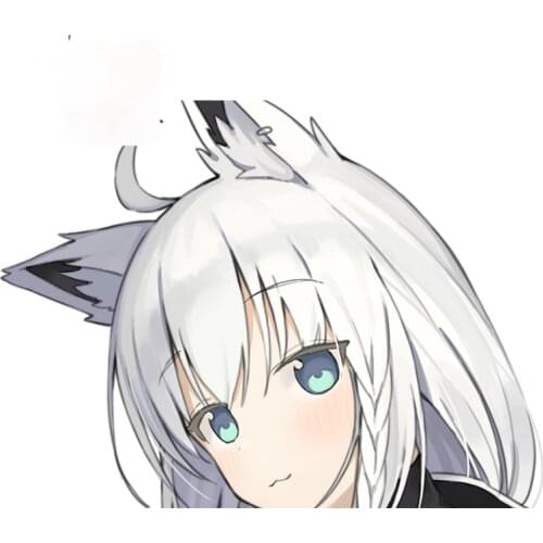 Hololive En Auto Decal Window Trunk DIY Waterproof Car Stickers Suitable for Vehicle VAN Truck Apply To Car Window Laptop