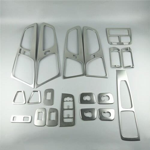 Car Contral Audio Speaker Frame Air Outlet Cover Trim For Volvo XC60 2018 Door Handle Window Glass Switch Frame Decor Strips