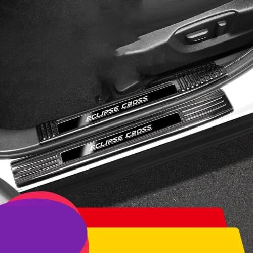 Welcome pedal refires door sill strip parts Threshold Scratchproof Guard car Accessories For Mitsubishi ECLIPSE CROSS 2018 2019