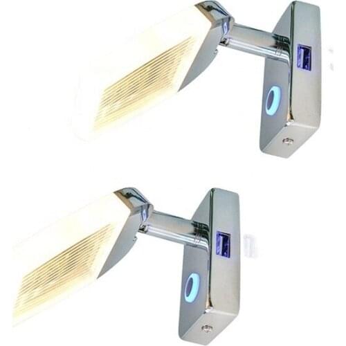 Dimmer USB Touch RV Interior Reading Light For Car Caravan Motorhome