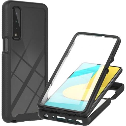 Dual Layer Full Body Rugged Case For LG Stylo 7 Cases TPU Bumper Protective Cover For LG Stylo7 5G with Screen Protector