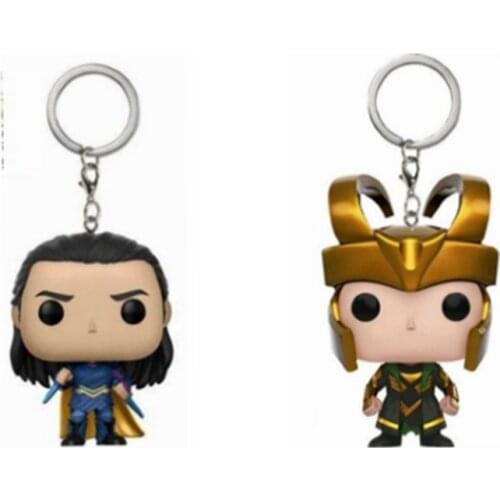 POP Marvel Avengers 3 Infinity War LOKI Vinyl keychain Action Figures Toys for children gift With Box