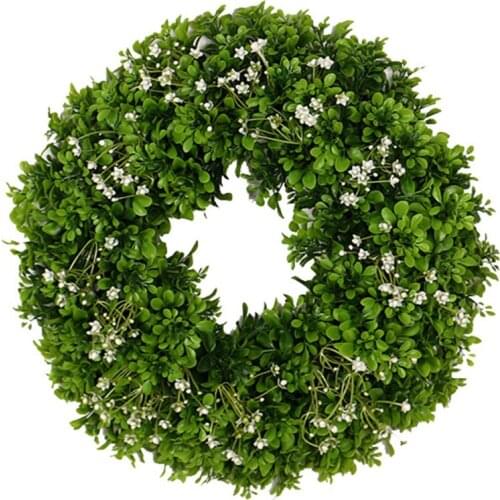 Simulation Flower Wreath Handmade Wreach Artificial Plant Vintage Used For Indoor And Outdoor Durable Wall Hanging Decoration