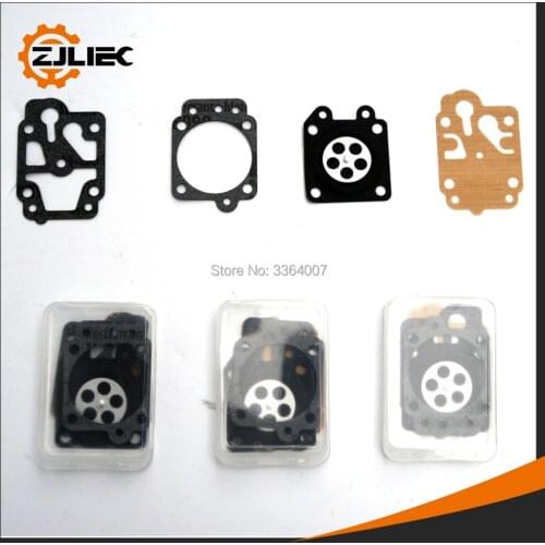 3 sets Carburetor repair fit for 1E34F 1E40F-5 1E44F-5 brush cutter 26 cg260 cg330 cg430 cg520 cg139 grass trimmer carb rebuild