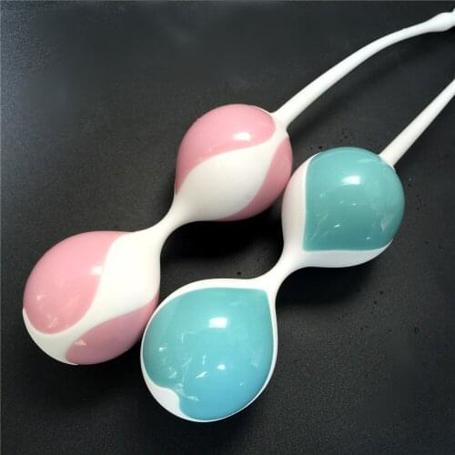 Medical silicone Kegel Ball Vagina Excerciser Vaginal Trainer Love Ball Ben Wa Balls Pussy Muscle Training can use with vibrator