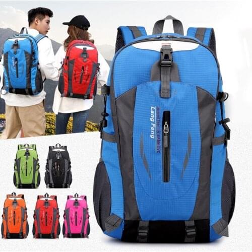 Multi-Function Nylon Waterproof Travel Backpacks Men Large Capacity Climbing Bag Outdoor Sport Backpack Women Hiking Rucksack