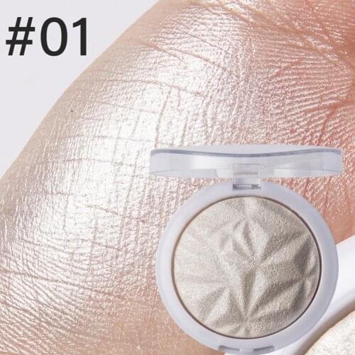 New Shiny High Gloss Baking Pressed Powder Oil Control Brightening Facial Concealer