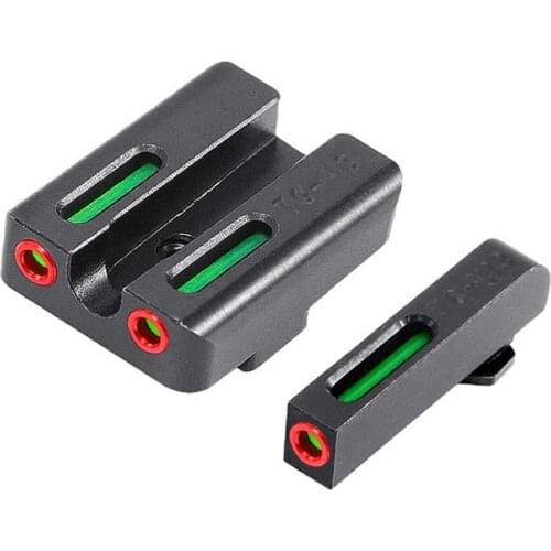 Optic Sight Stainless Steel Accurate Fiber Sight Fiber Optic Extreme Guns For Glock Guns U-notch Design