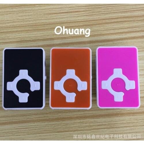 Wholesale 10 pcs Quality Clip Cross2 Mini MP3 Music Player with TF Card Slot