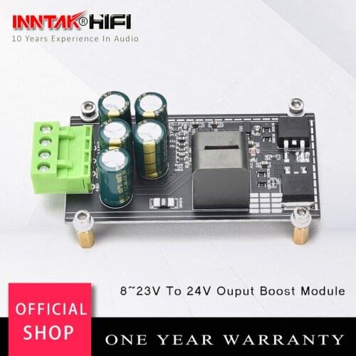 DC Boost Power supply board 8V 9V 12V 18V 19V 23V Input Boost to stable 24V output for Amplifier / Car on-board conversion