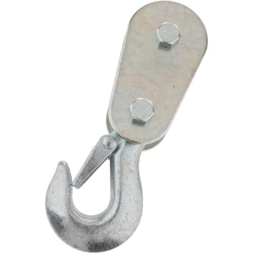 Pulley Lifting Block Hoist Lifting Swivel Rope Pulley Block With Hook -2T