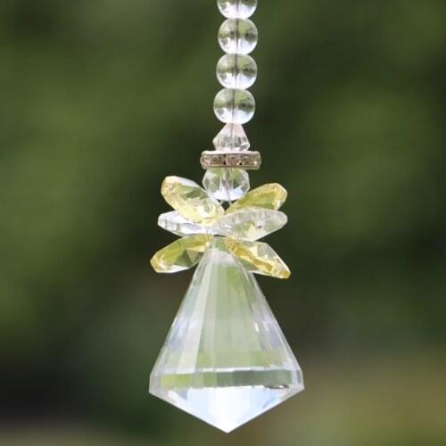 1PCS 30mm 40mm Clear Crystal Suncatcher Ball Prism Rainbow Octagon Beads Ornaments Hanging Chakra Sun catchers