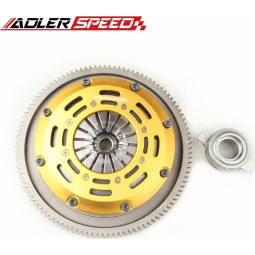 ADLERSPEED Clutch Twin Disk Kit For G20 200SX NX SENTRA SE SE-R 1.8L 2.0L SR20DE