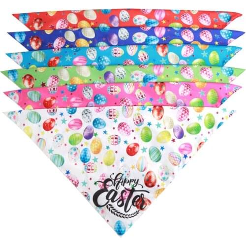 Dog Bandana Easter Pet Dog Scarf Dog Cat Bow Tie Pet Grooming Accessories Personalized Dog Bandana