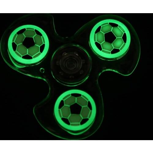 Luminous Fidget Spinner Decompression Toy Noctilucous New Style Hand Finger Spinner for Autism and ADHD Anxiety Stress Gift Toy