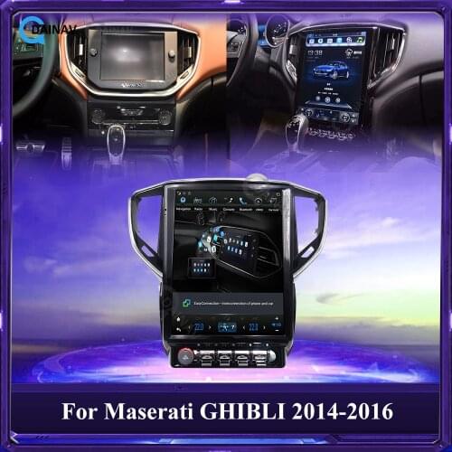Vertical screen Android Car Radio Multimedia Player For Maserati GHIBLI 2014 2015 2016 Car Stereo Autoaudio headunit auto