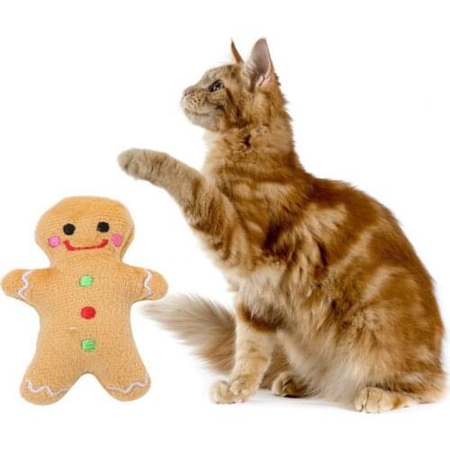 Funny Pet Dog Plush Gnawing Molar Toys Cute Santa Claus Elk Puppy Chew Toy Bite-resistant Interactive Toys for Pets Xmas Gift