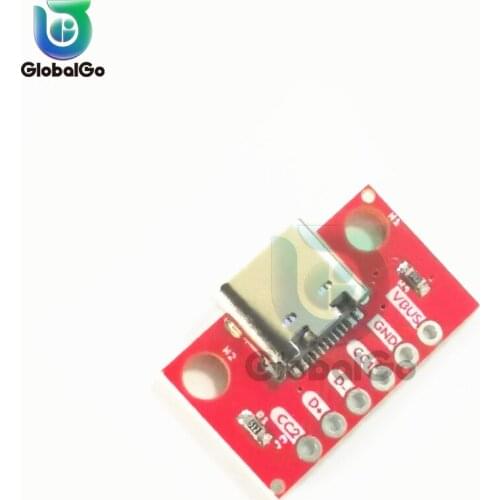 TYPE-C Female Test Board USB / 3.1 High Current Power Adapter Board Module 16P to 2.54 High Current Power Adapter Board Module
