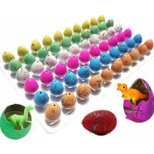 10pcs/set Novelty Gag Toys Children Toys Cute Magic Hatching Growing Animal Dinosaur Eggs For Kids Educational Toys Gifts