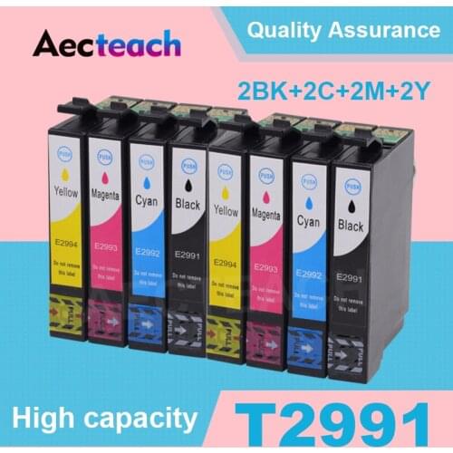 2 Set Compatible for Epson 29XL Ink Cartridges T2991 - T2994 Expression Home XP-235 XP-245 XP-335 XP-342 XP-432 XP-442 XP-435