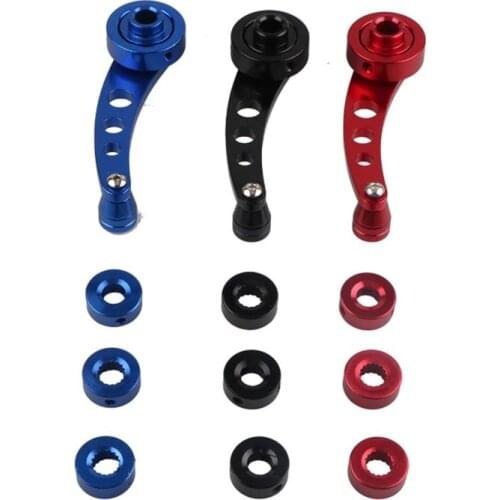 2Pcs Aluminum Alloy Universal Car Window Handle Winder Riser Replacement Winder Crank Riser Kit Universal Fit Promotion