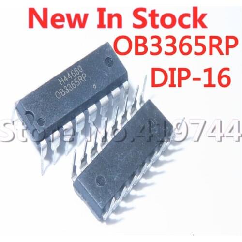 5PCS/LOT OB3365RP OB3365 DIP-16 power chip In Stock NEW original IC