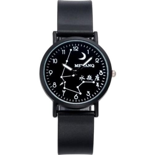 75% HOT SALE!!! Women/Men Stylish Luminous Constellation Quartz Movement Wrist Watch Bracelet