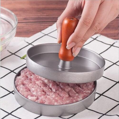 Non-Stick Stainless Steel Pizza Empanada sausage Patty Burger Hamburger gehaktbal Ham Press Maker mold