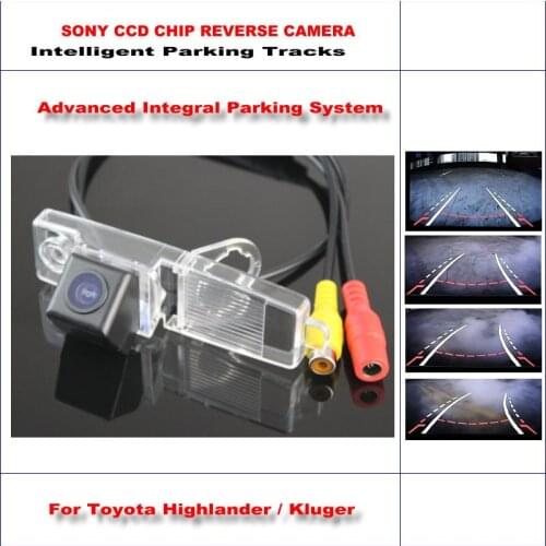 Car Reverse Camera For Toyota Highlander/Kluger 2006-2014 Rear View Backup Dynamic Guidance Tracks Intelligentized CAM