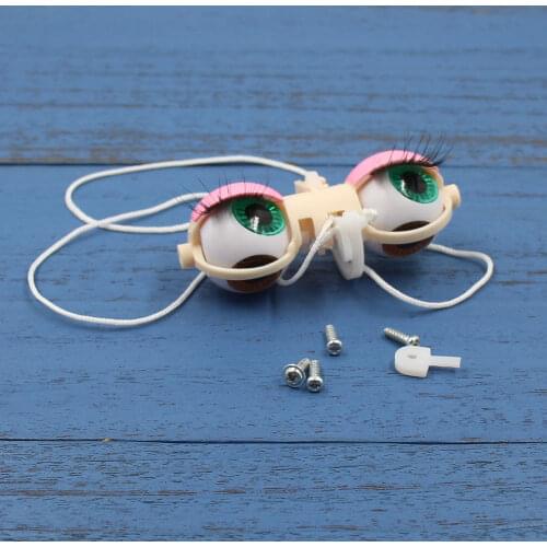 For 1/6 Blyth eyes mechanism New cute pink eyelids can make sleepy eyes with
