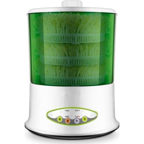 220V Electric Bean Sprouts Machine Large Capacity Thermostat Green Seeds Growing Automatic Bean Sprout Machine