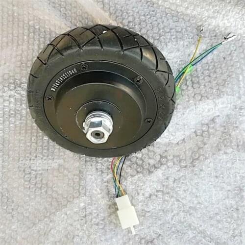 Electric Scooter 5.5x2 Motor Tire Front Solid Tire 24 V 250 W 36 V 350 W Brushless Motor